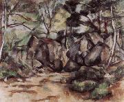 Paul Cezanne Le Sous-bois oil